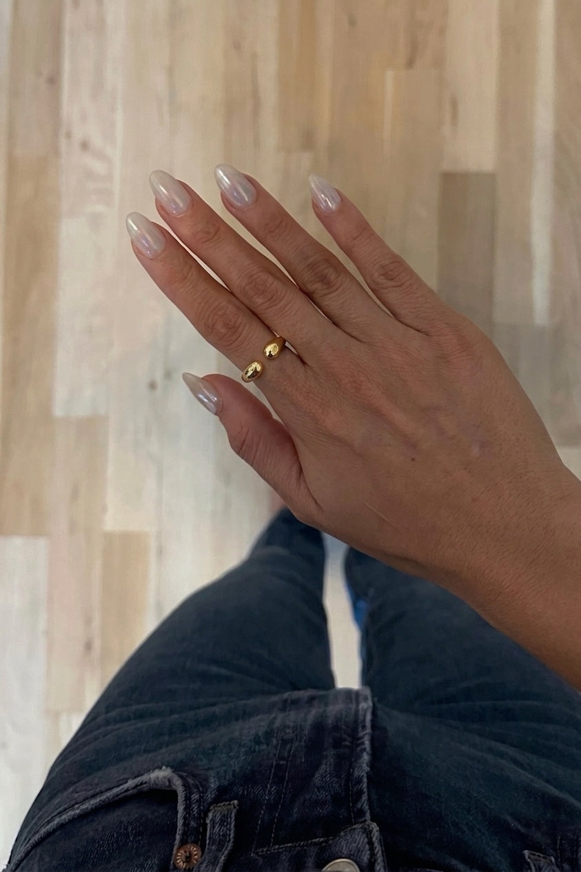 the double ring (stainless steel)