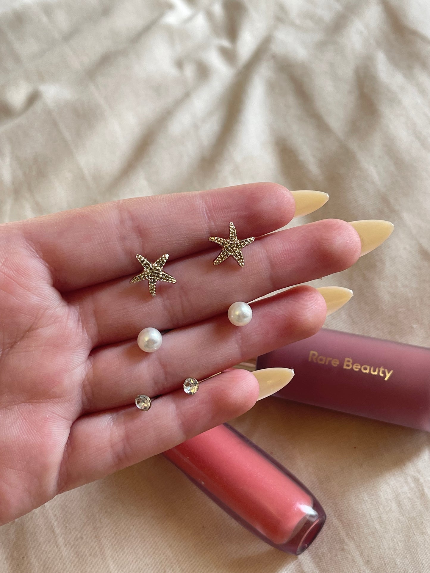 Starfish Pearl Ear Set