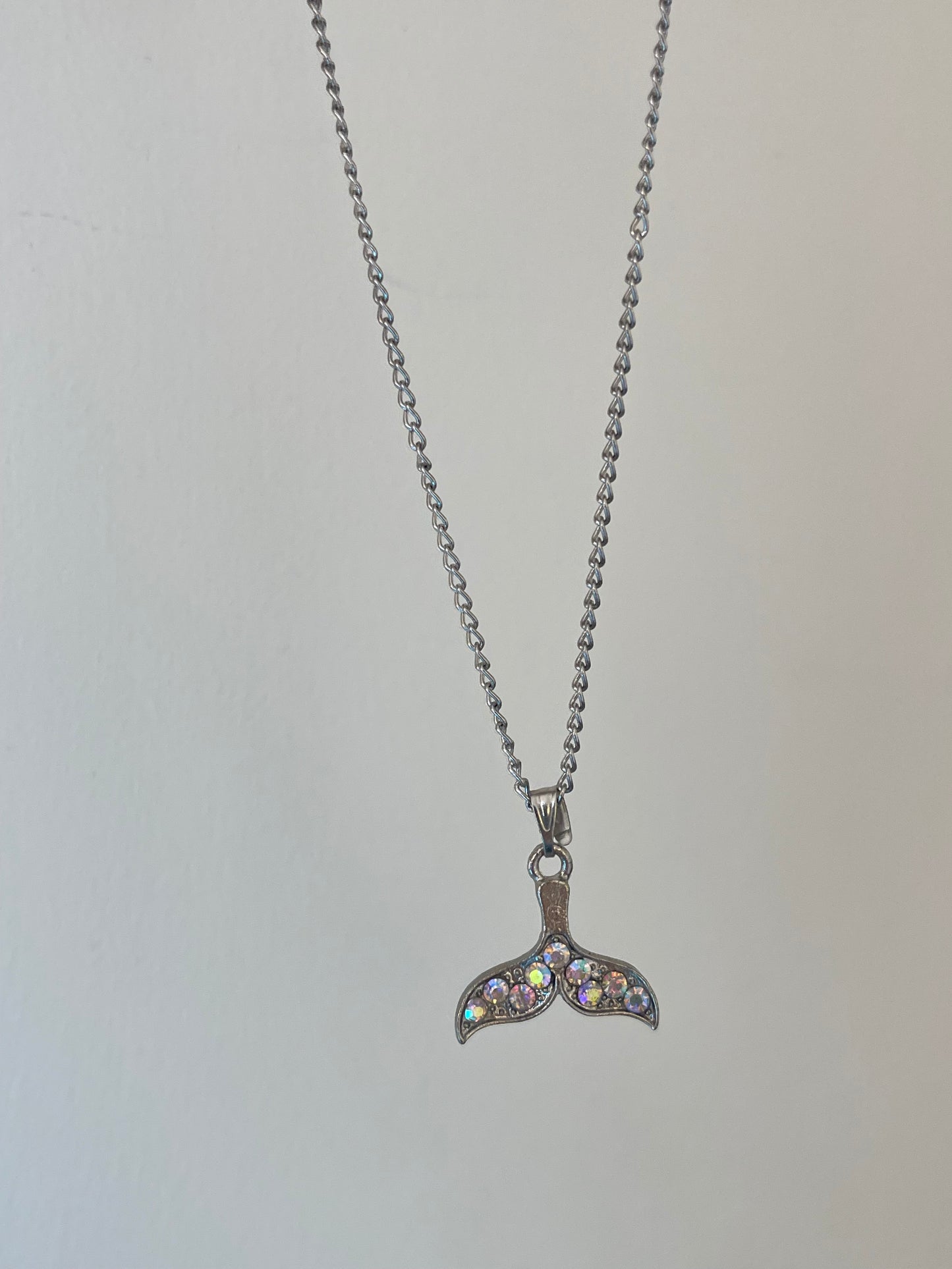 Crystal Dolphin Tale Necklace