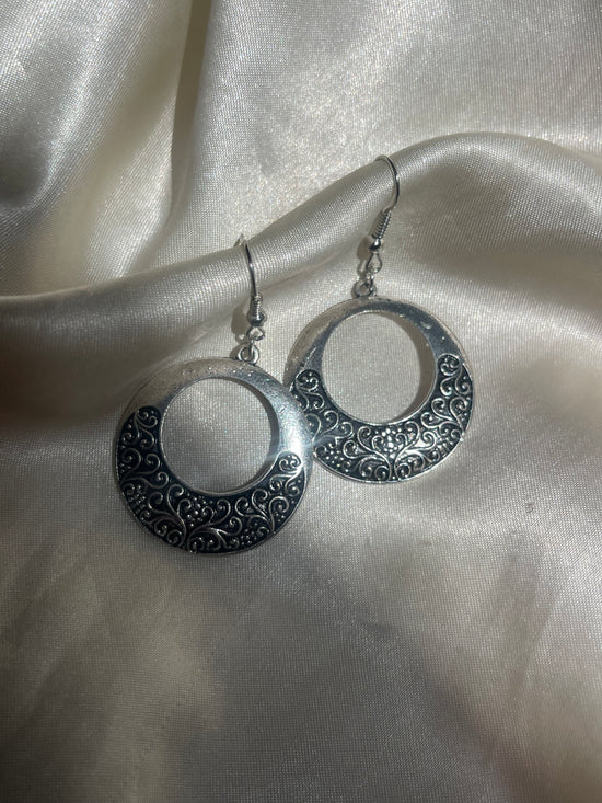 Boho Silver Earrings