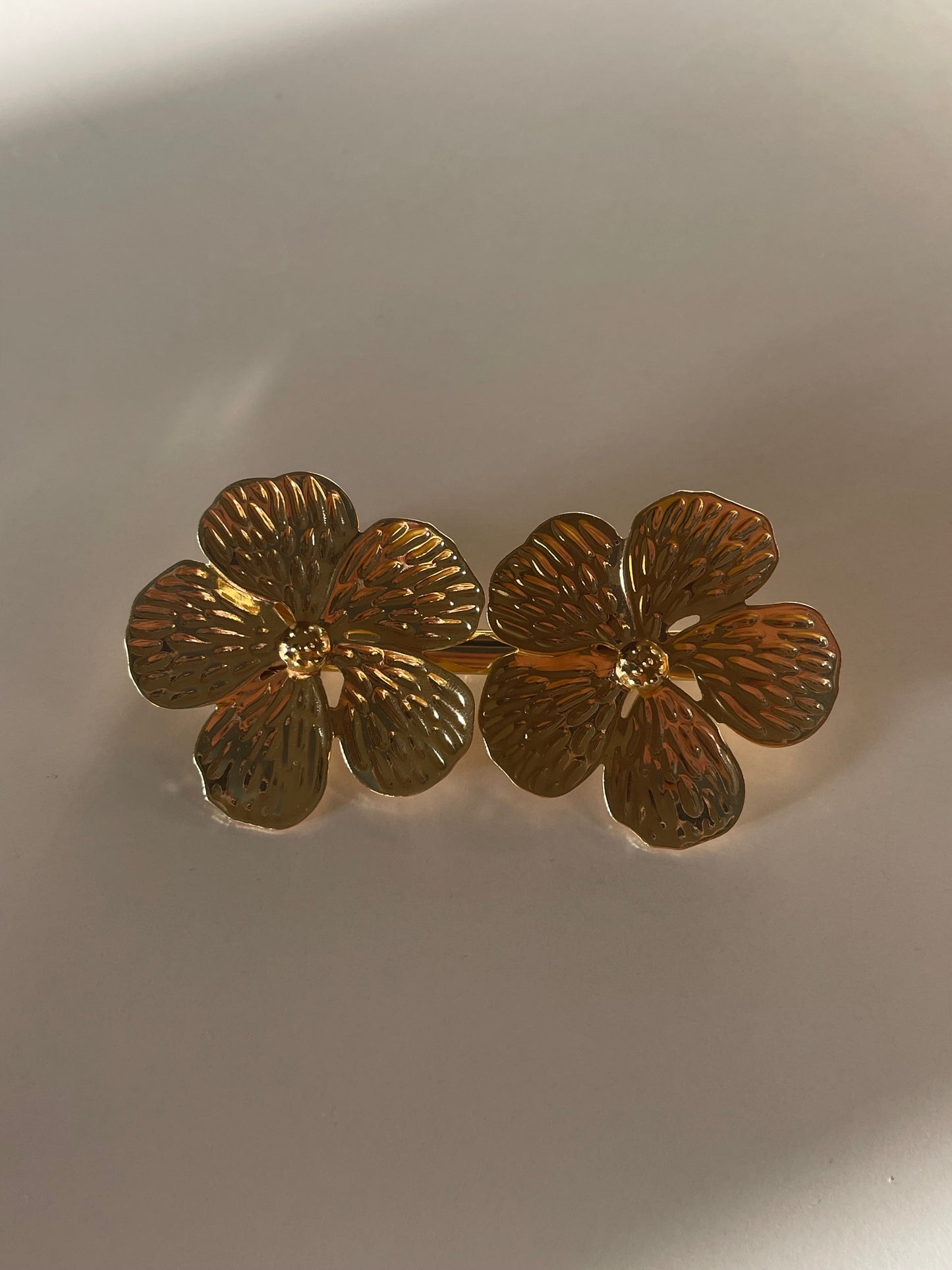 Double Flower Hair Clip