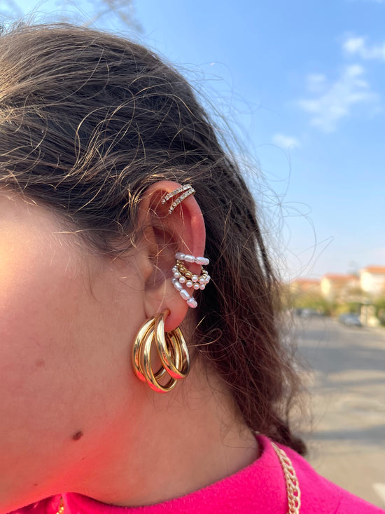 Pearl Cuff Ear Set