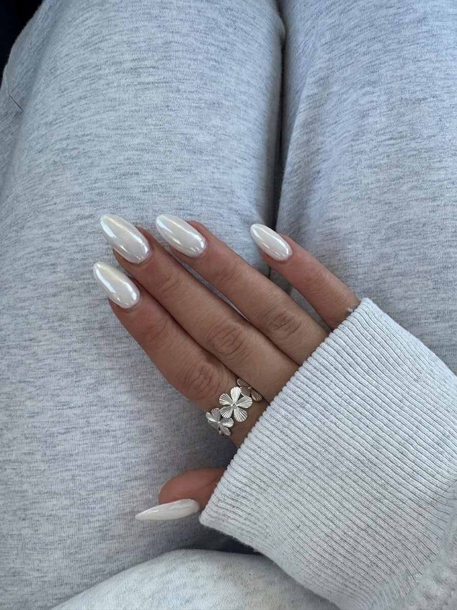 Chunky Flower Ring- Stainless Steel