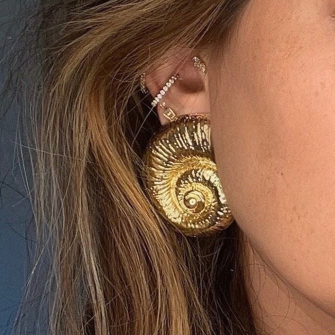 Statement Seashell Earrings