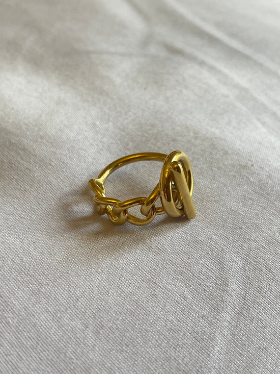 Chain Knot Ring (Stainless Steel)