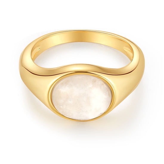 Statement Pearl Ring (Stainless Steel)