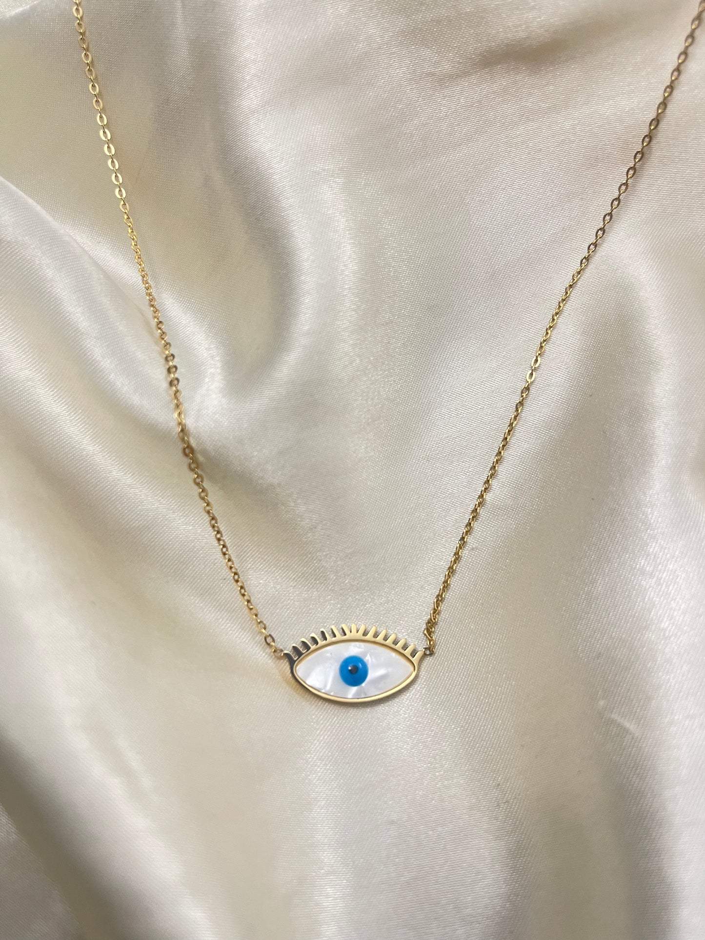 The Evil Eye Necklace-Stainless Steel