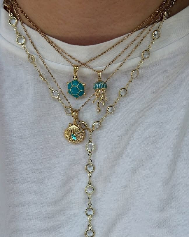 Dainty Summer Necklaces 🐙🐚✨(Stainless Steel)