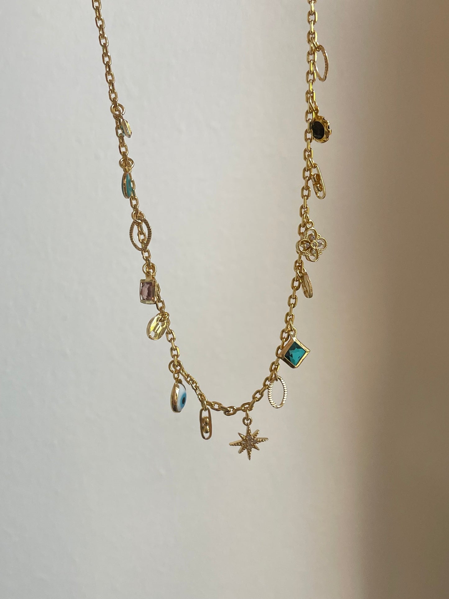 Dainty Charm Necklace 2.0 (Gold Plated)