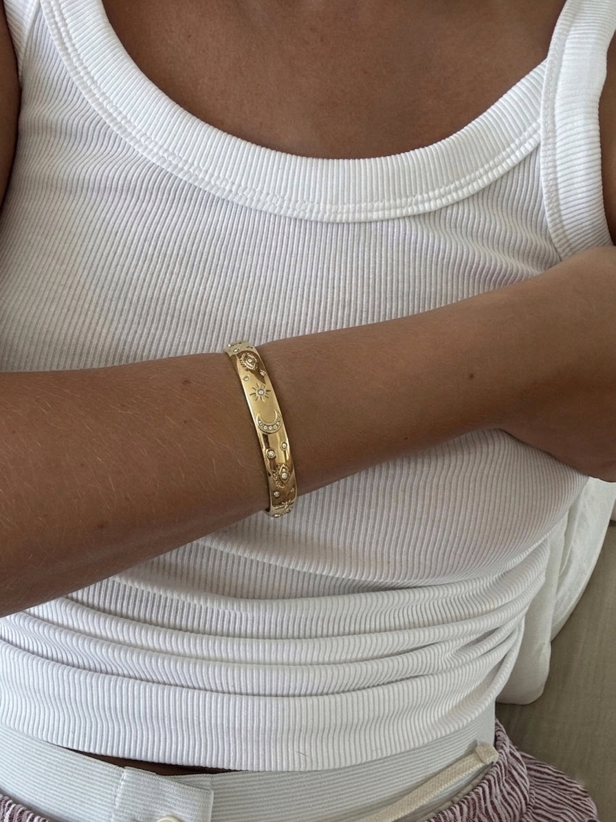 Celestial Cuff Bracelet 2.0 (Stainless Steel)