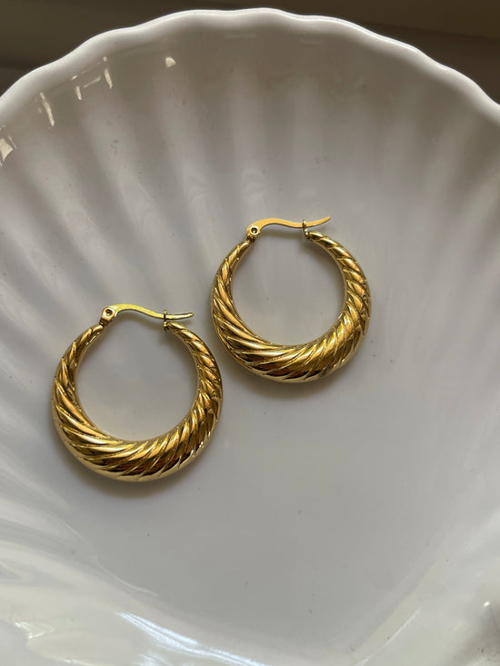 Chunky Hoop 2.0- Gold Plated