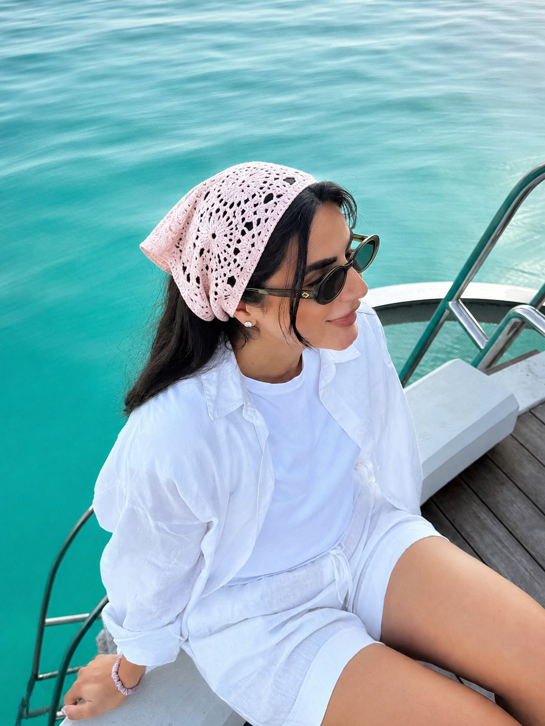 Plain Crochet Head Scarf