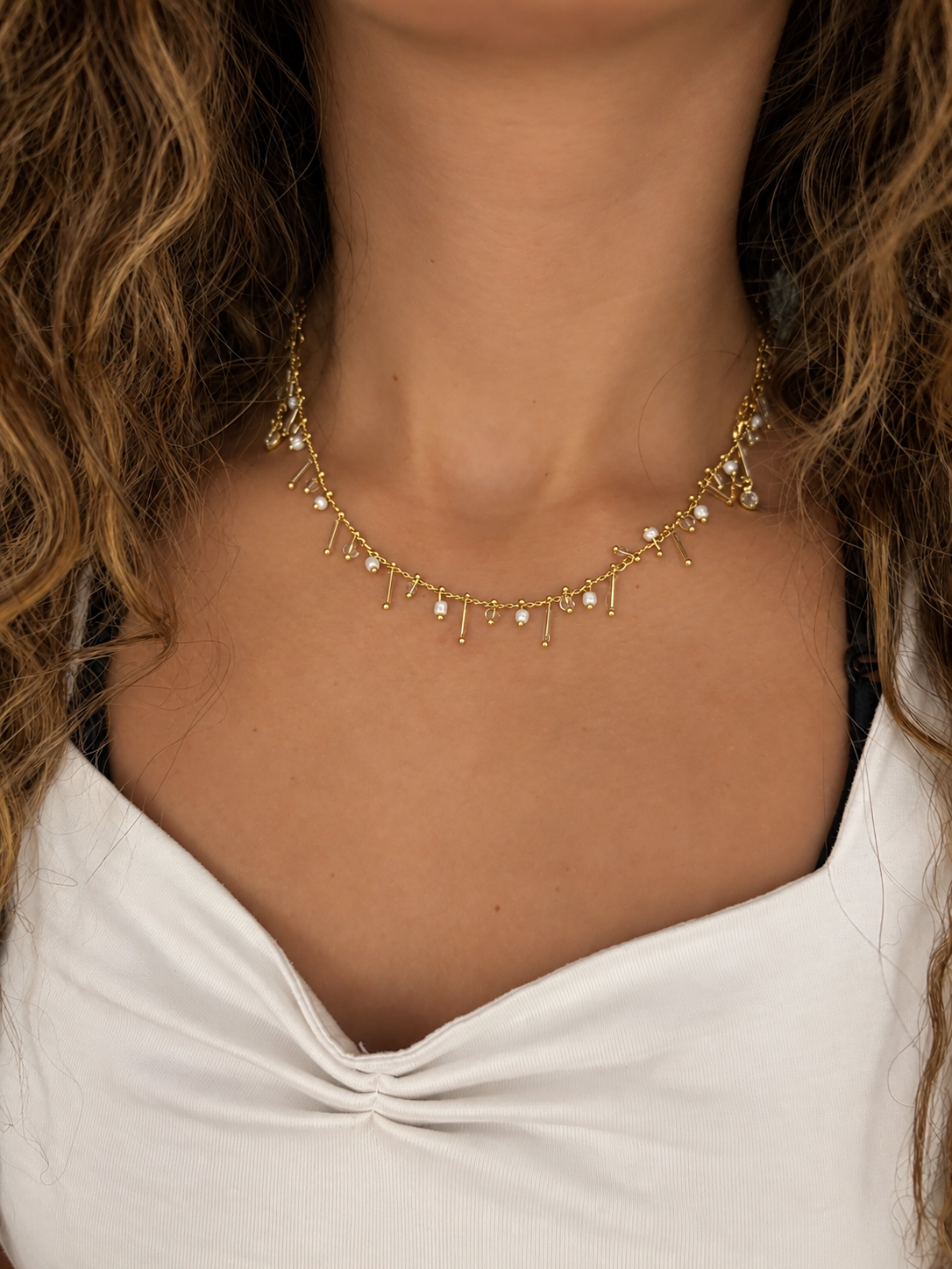 crystal choker 2.0 (gold plated)