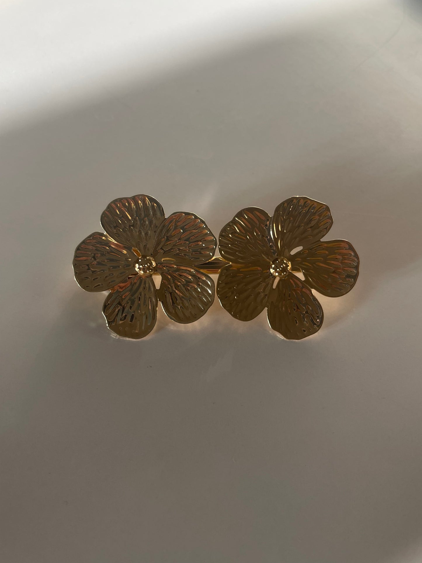 Double Flower Hair Clip