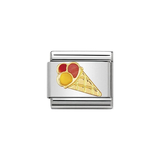 Sweet Ice cream- Silver Italian Charm