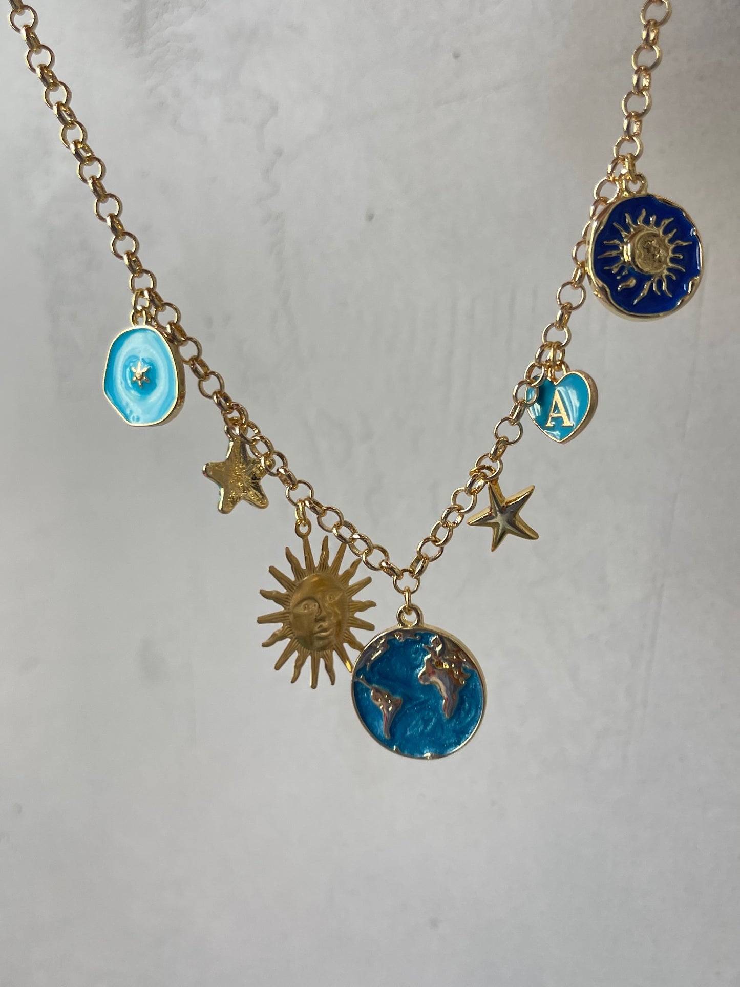 Earth Charm- Gold Plated