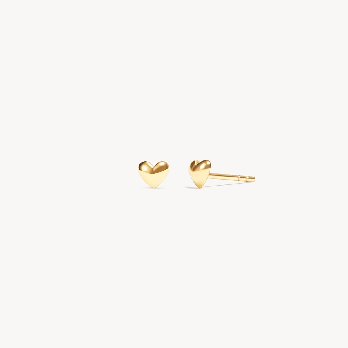 Mini Heart Stud Earrings
