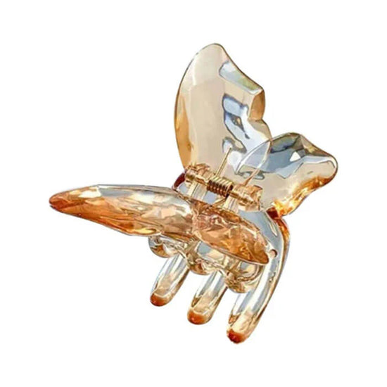 Crystal Butterfly Claw Clips