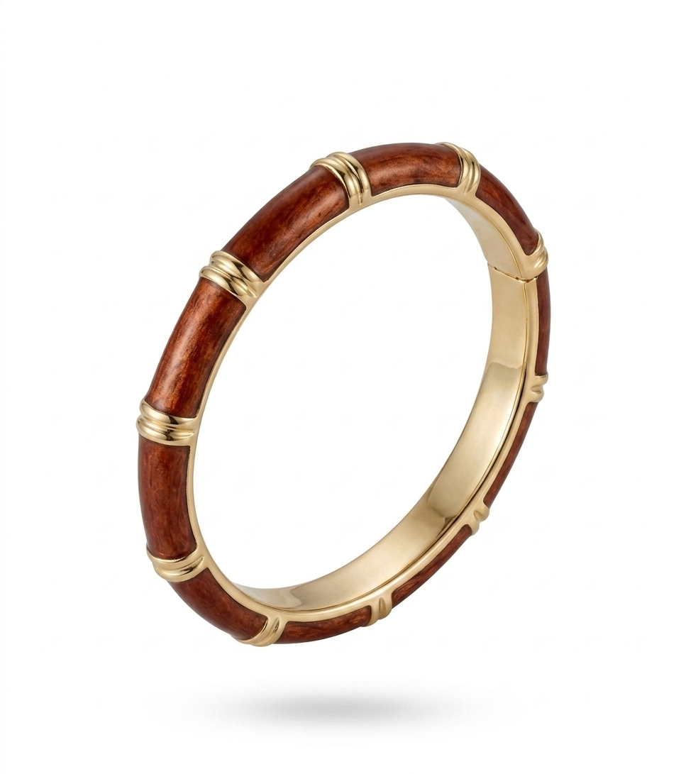 Colorful Bangle - Gold Plated