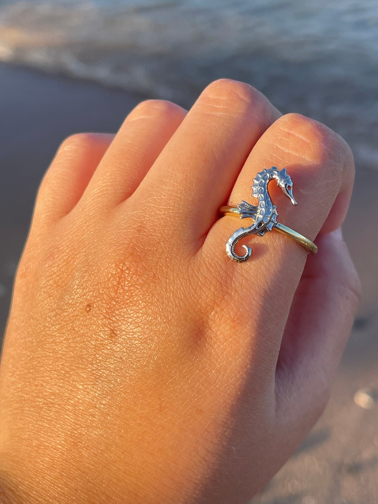 Iconic Seahorse Ring (Gold Plated)