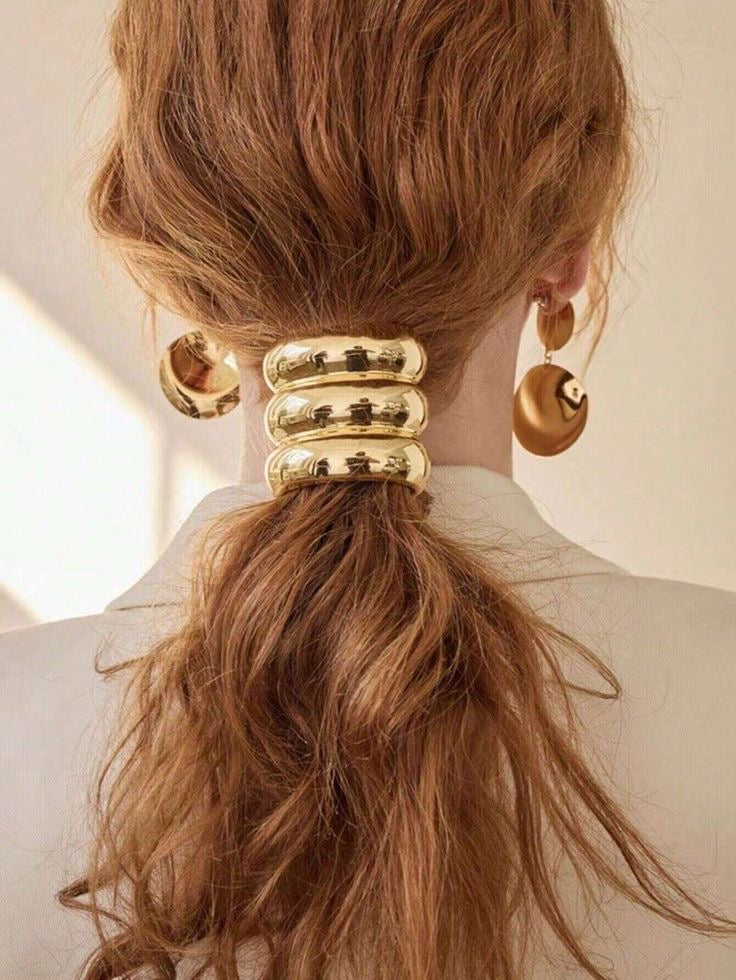 Triple Gold Hair Tie