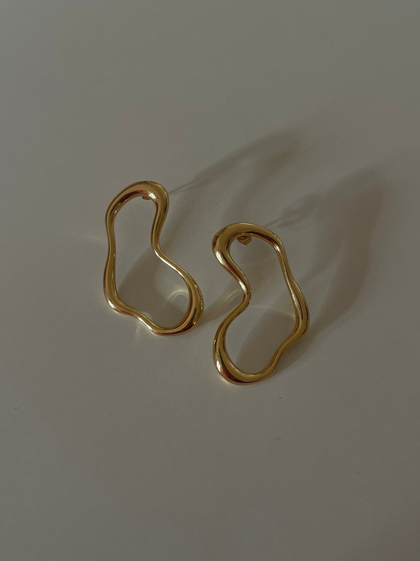 Wave Statement Earrings (Stainless Steel)