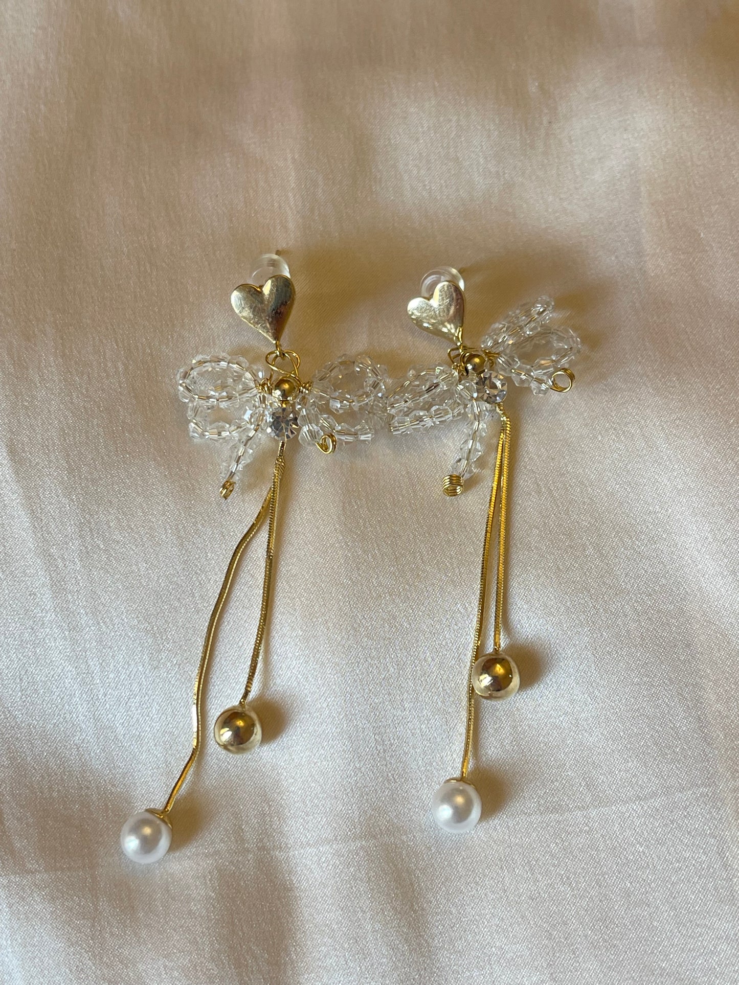 Statement Heart Drop Earrings