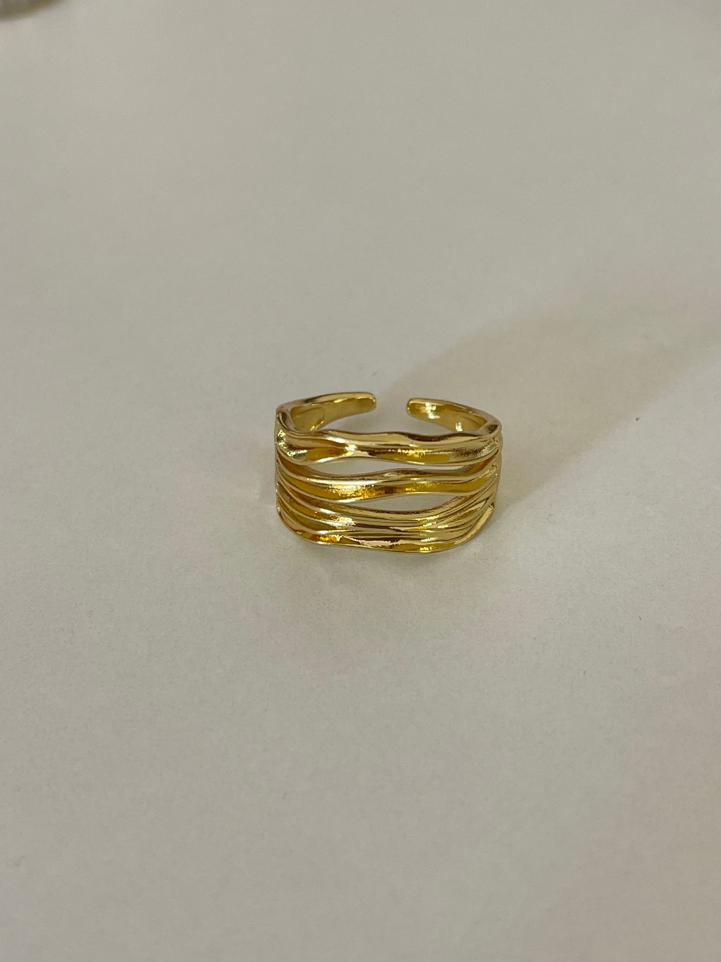 Everyday Statement Ring (Gold Plated)