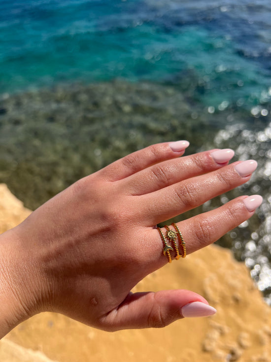 Layered Celestial Ring (Gold Plated)
