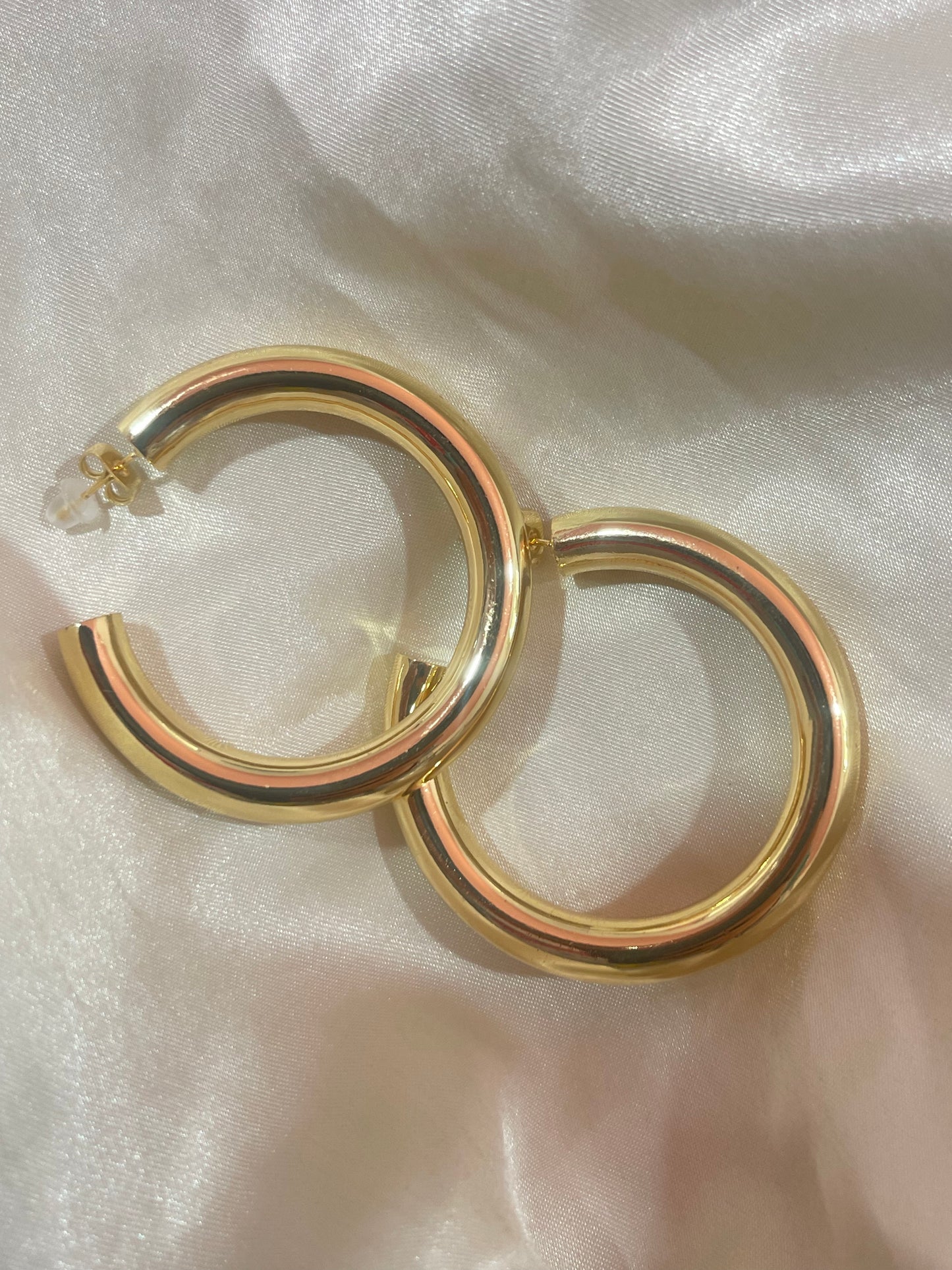 Chunky Hoops- Gold Plated
