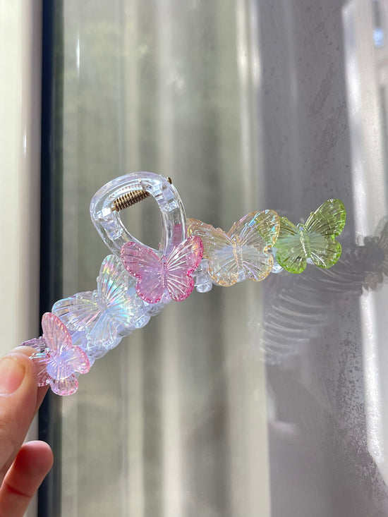 Pastel Butterfly Claw Clip