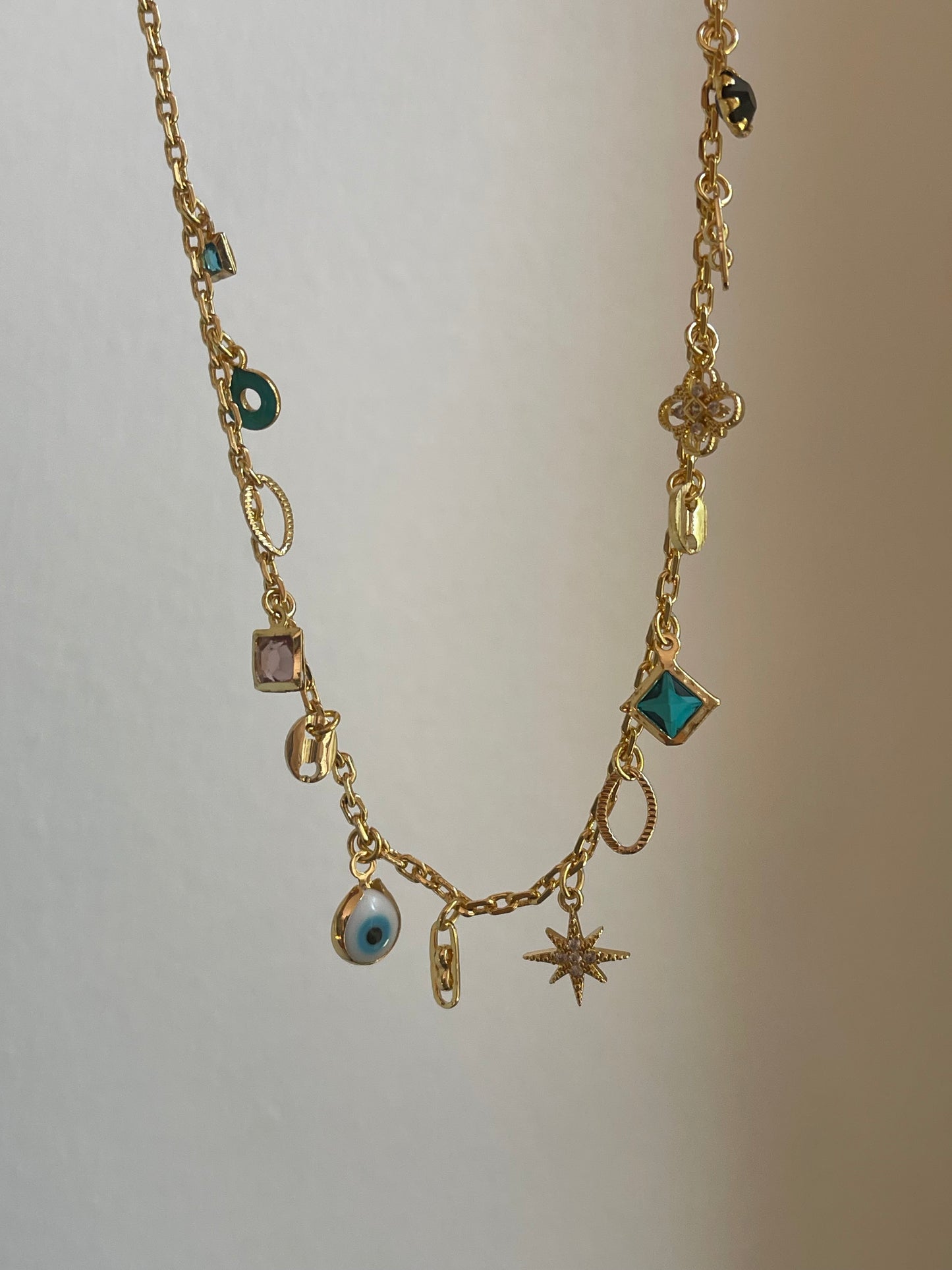 Dainty Charm Necklace 2.0 (Gold Plated)