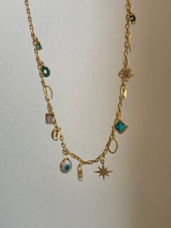 Dainty Charm Necklace 2.0 (Gold Plated)