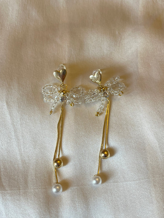 Statement Heart Drop Earrings