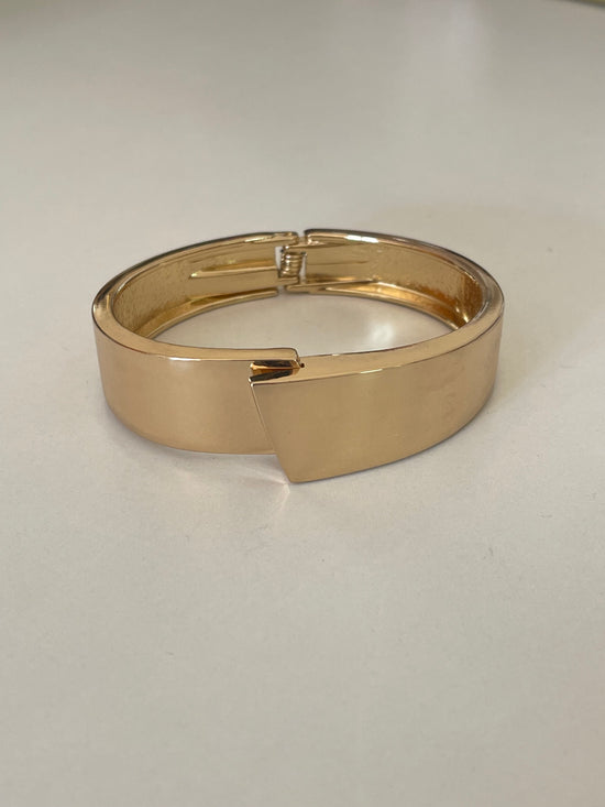 Everyday Chunky Bangle (Gold Plated)