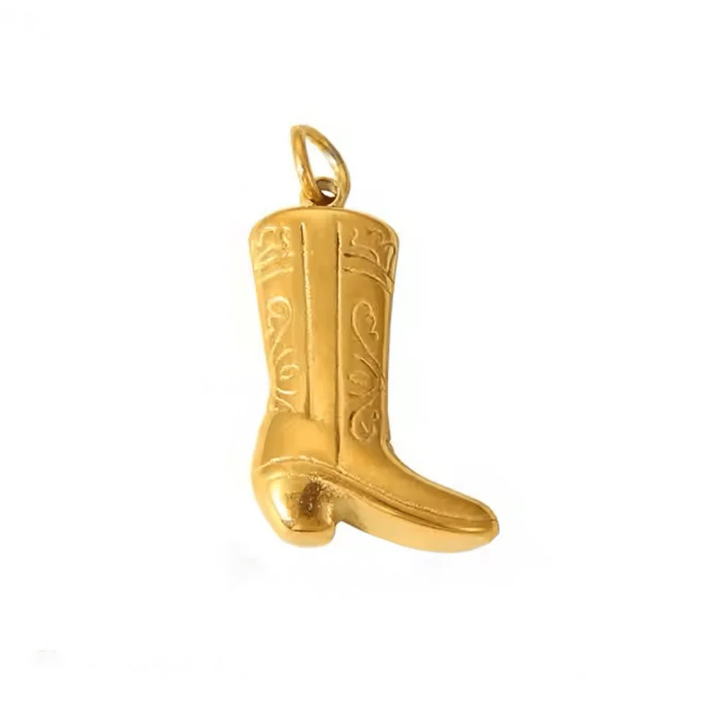 Cow Boy Charm- Stainless Steel