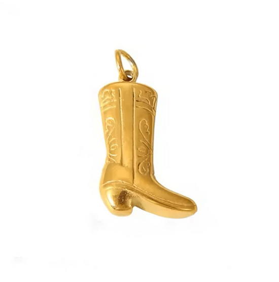Cow Boy Charm- Stainless Steel