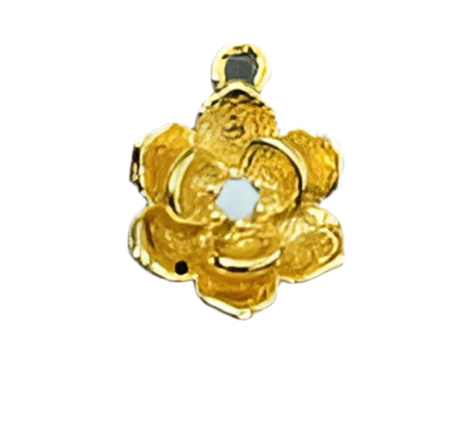 Mini Flower Charm- Gold Plated