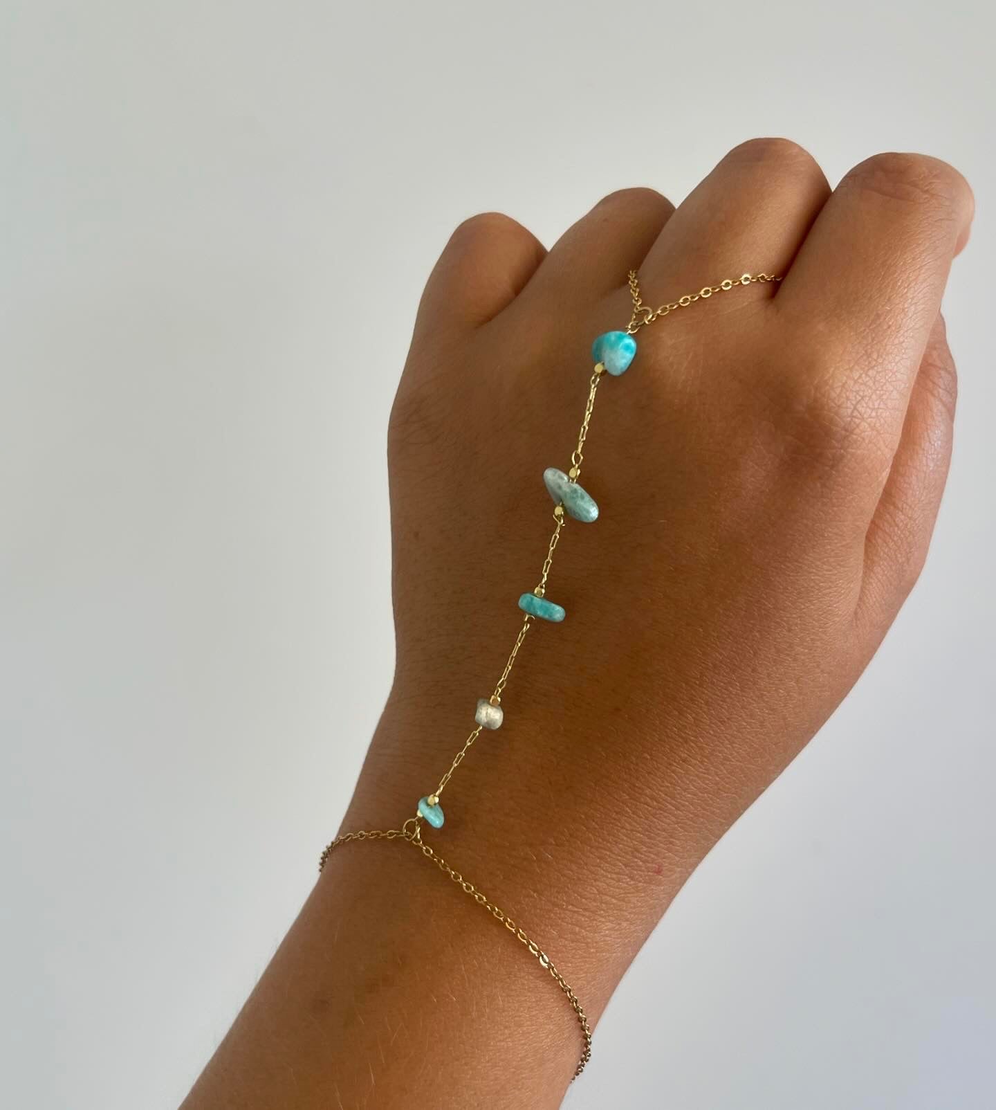 Blue Stone Summer Hand-Chain✨