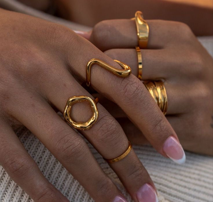 Statement Circle Ring- Stainless Steel