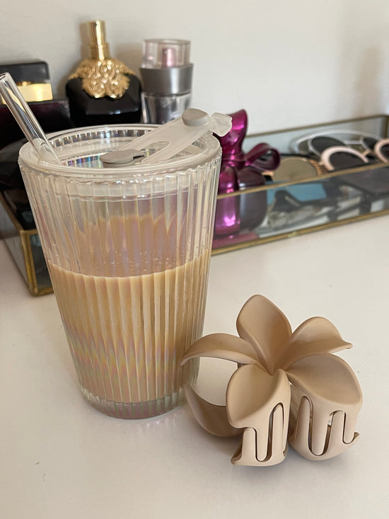 Everyday Glass Travel Cup + Transparent Straw Bundle!