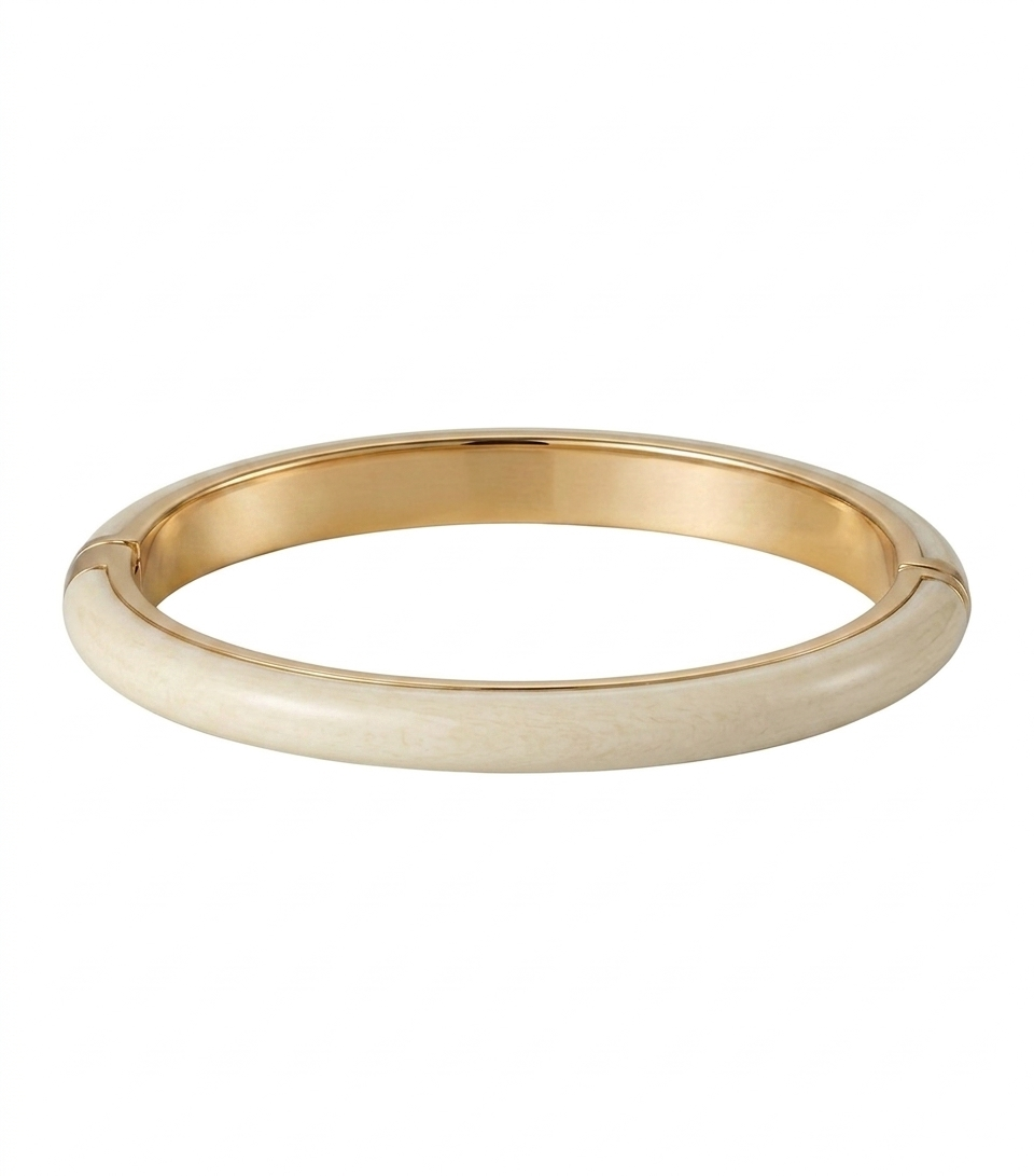 Thin Colorful Bangle (Gold Plated)