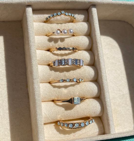 Crystal Ring Set