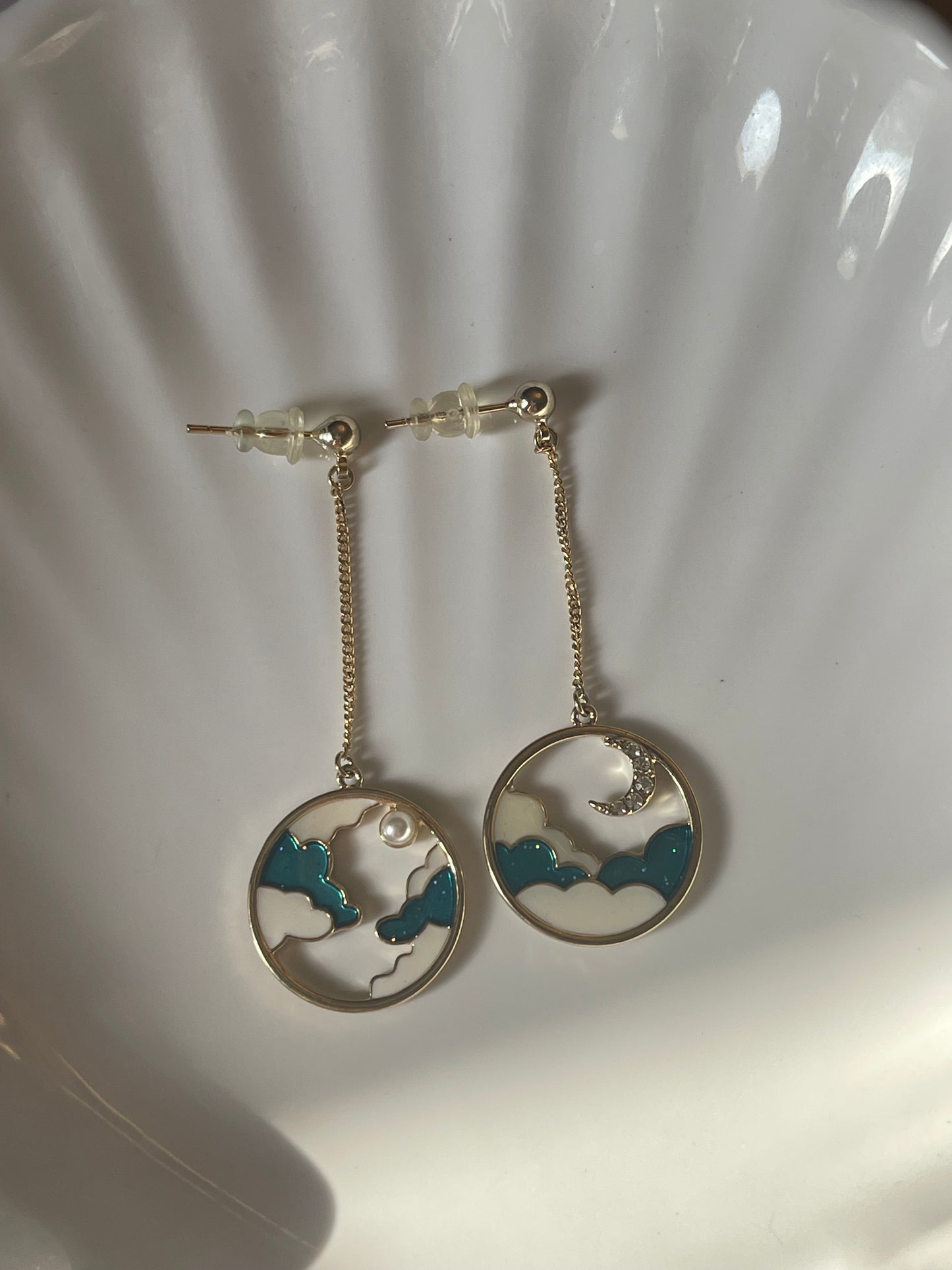 Dainty Clouds Earrings