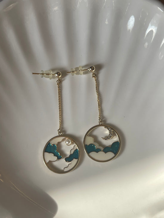 Dainty Clouds Earrings