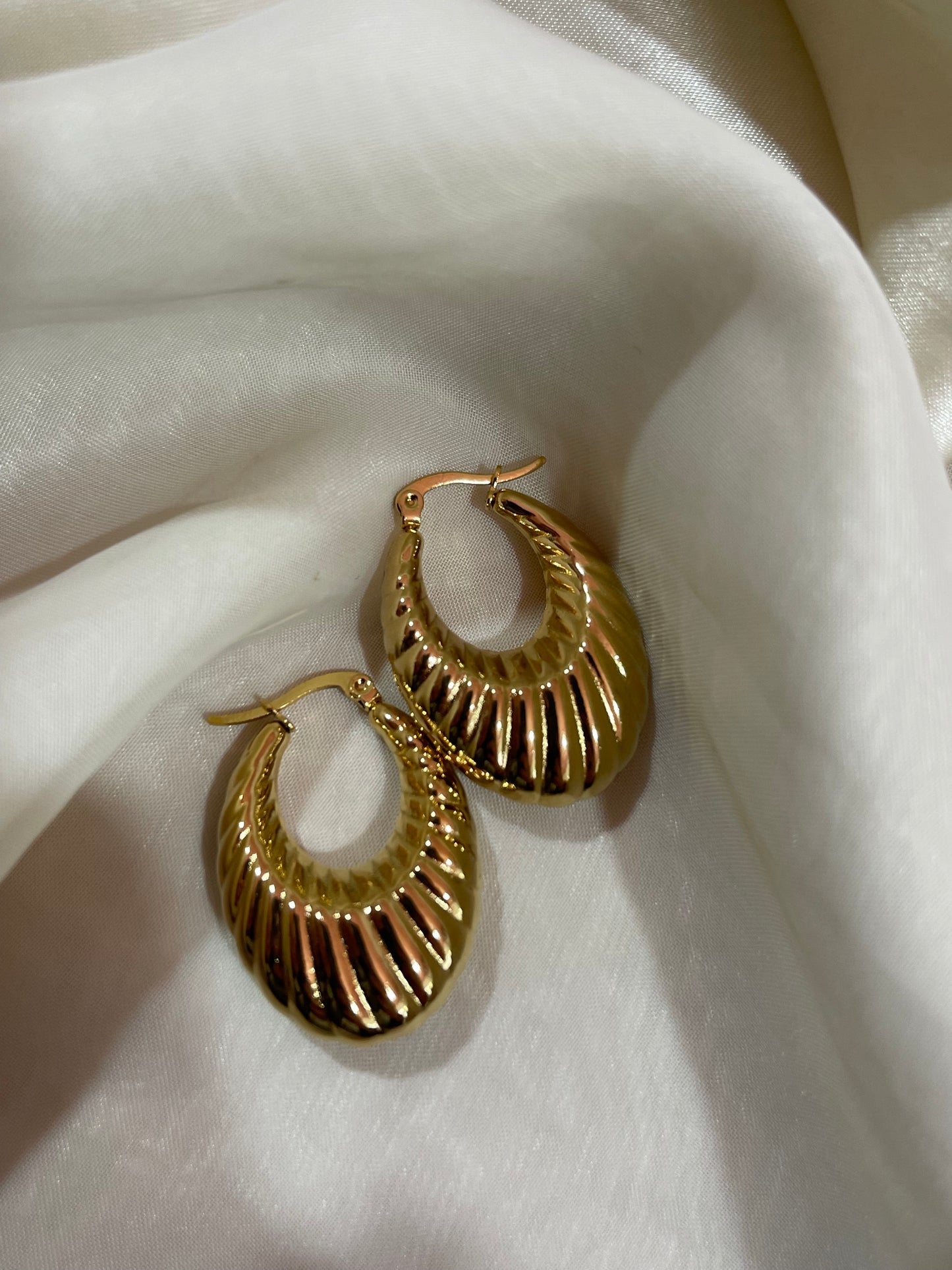 Chunky Hoop- Gold Plated