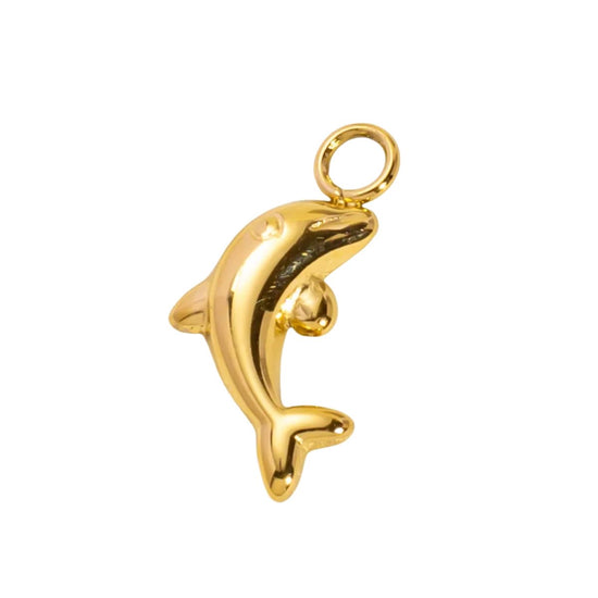 Mini Dolphin Charm (Stainless Steel)