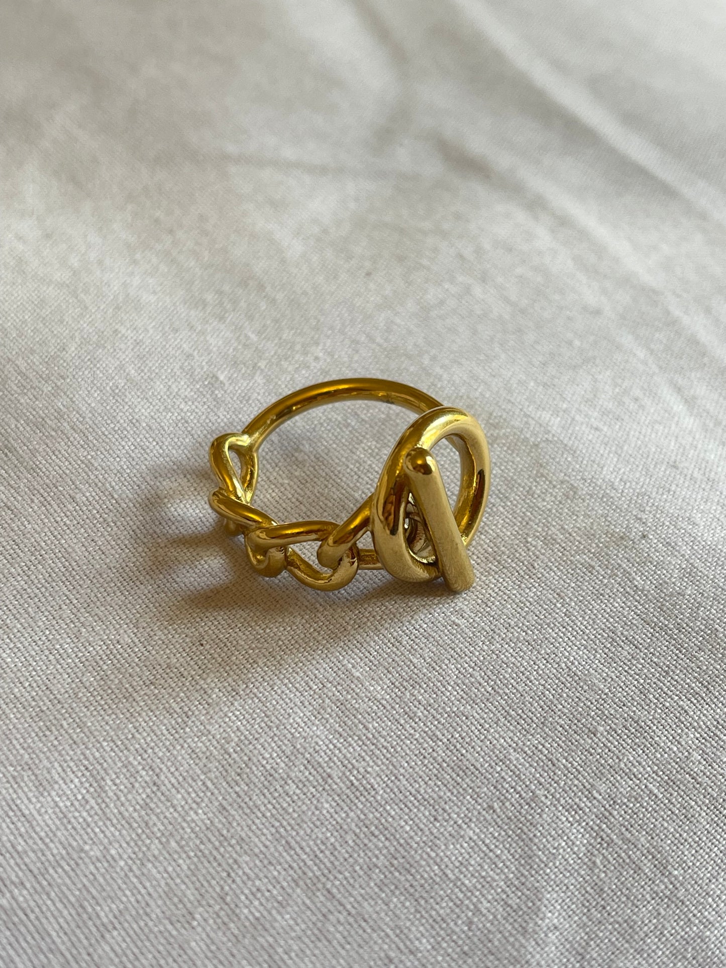 Chain Knot Ring (Stainless Steel)