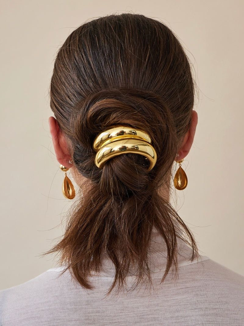 Double Gold Hair Tie