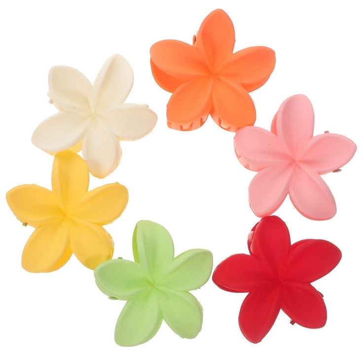 Mini Hawaiian Flower Claw Clip
